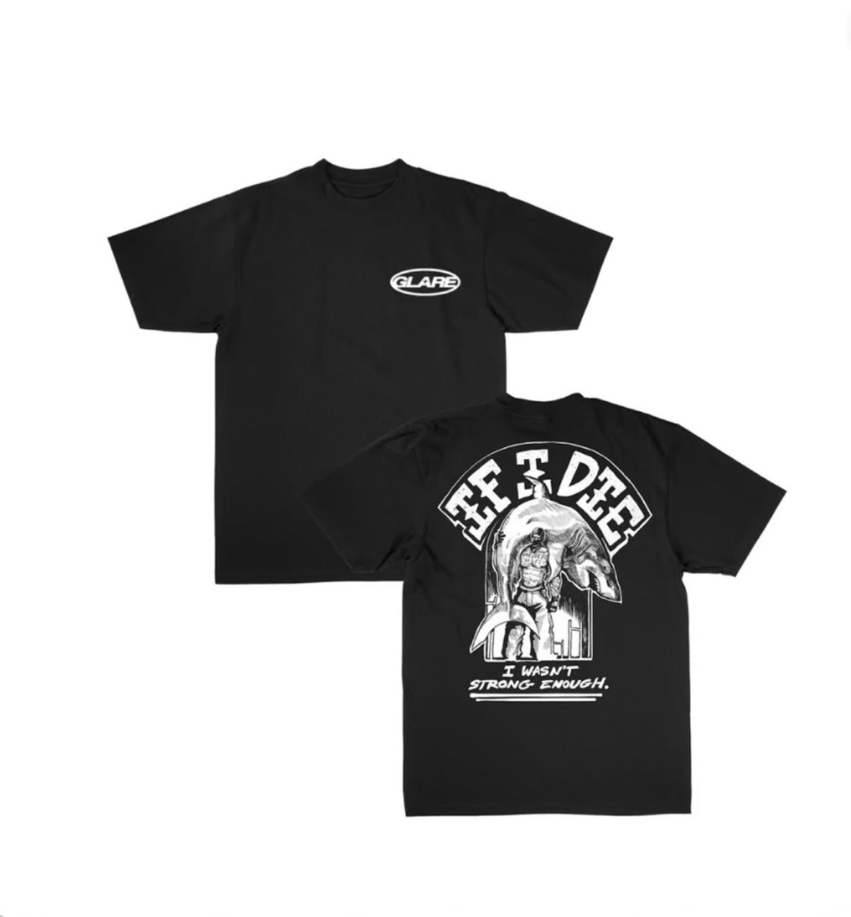 GlareArmy "If I Die" Oversized Box T-Shirt